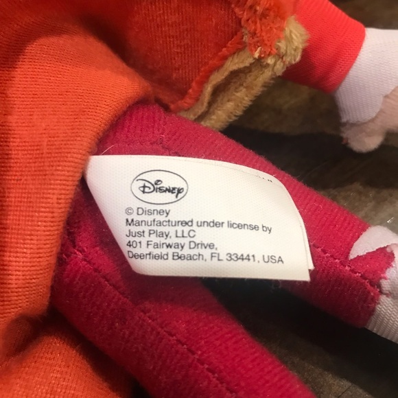 Vintage Disney Store Captain Hook Mini Bean Bag Plush 10” Peter Pan Stuffed Toy - Picture 5 of 6